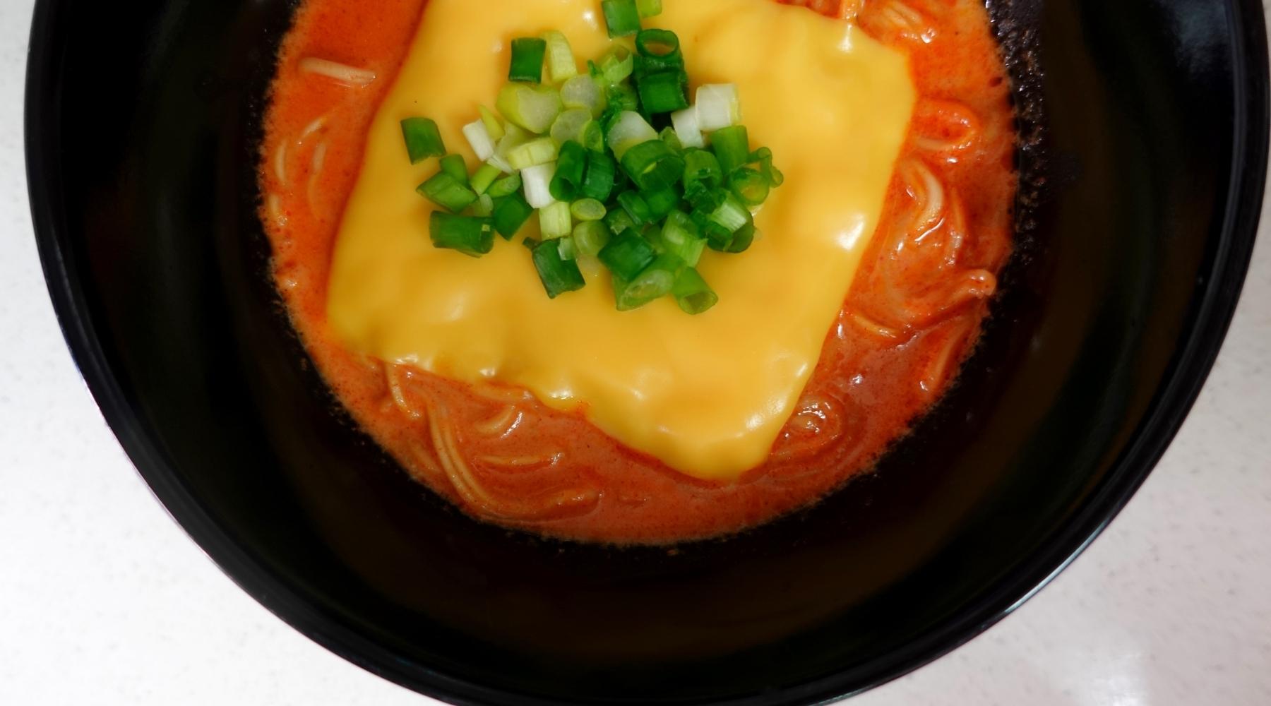 Spicy Cheese Ramen Mike's Mighty Good