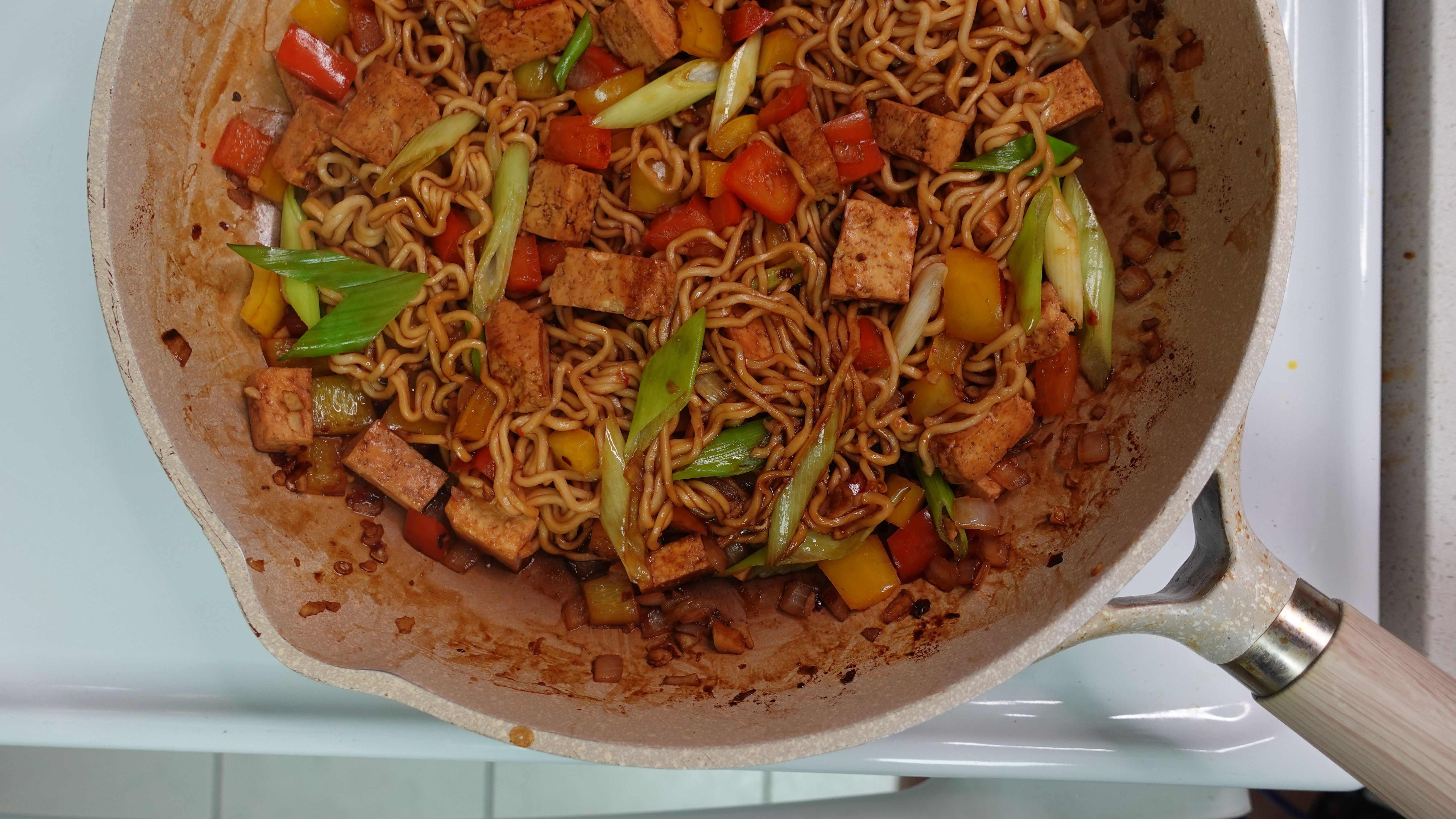 Kung Pao Ramen Stir Fry Mike's Mighty Good