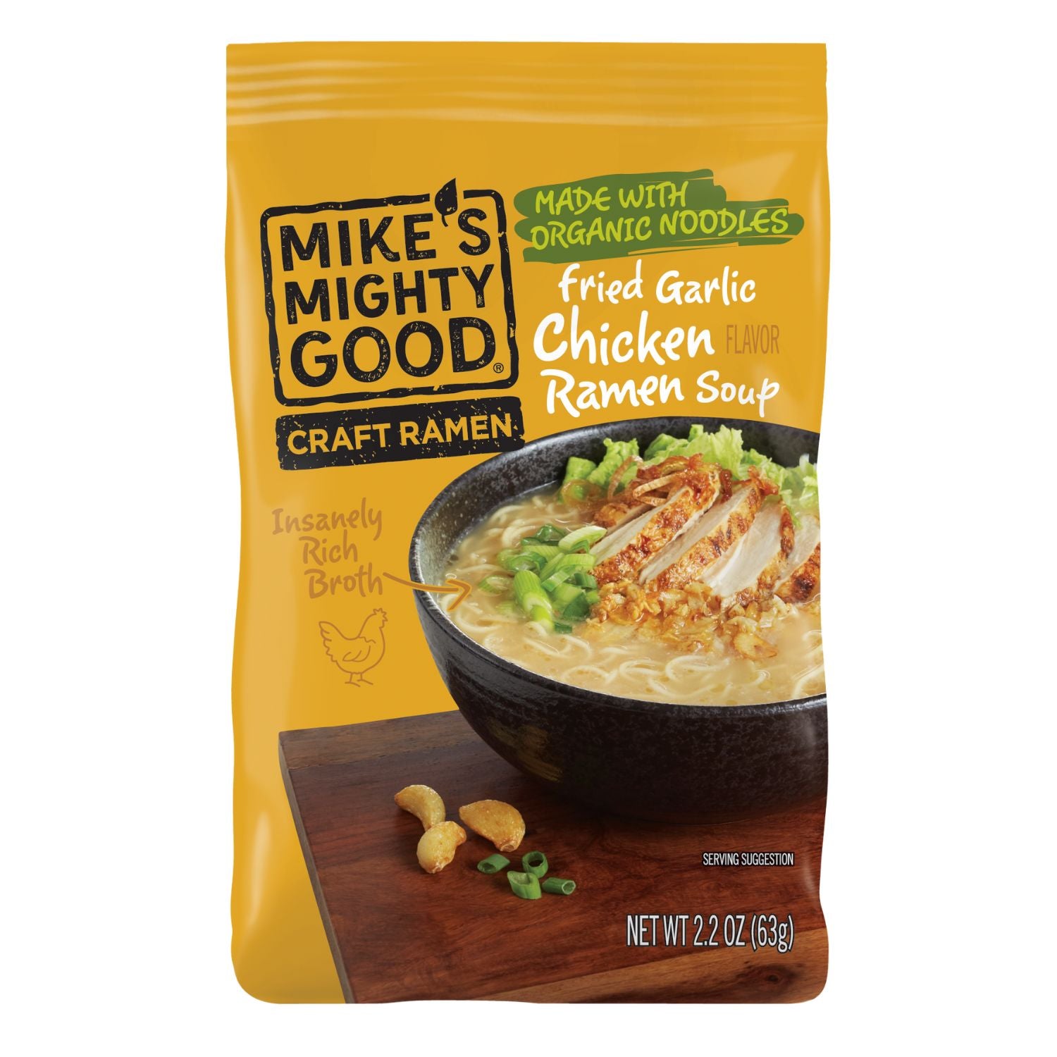 Fried Garlic Chicken Ramen Pillow Pack