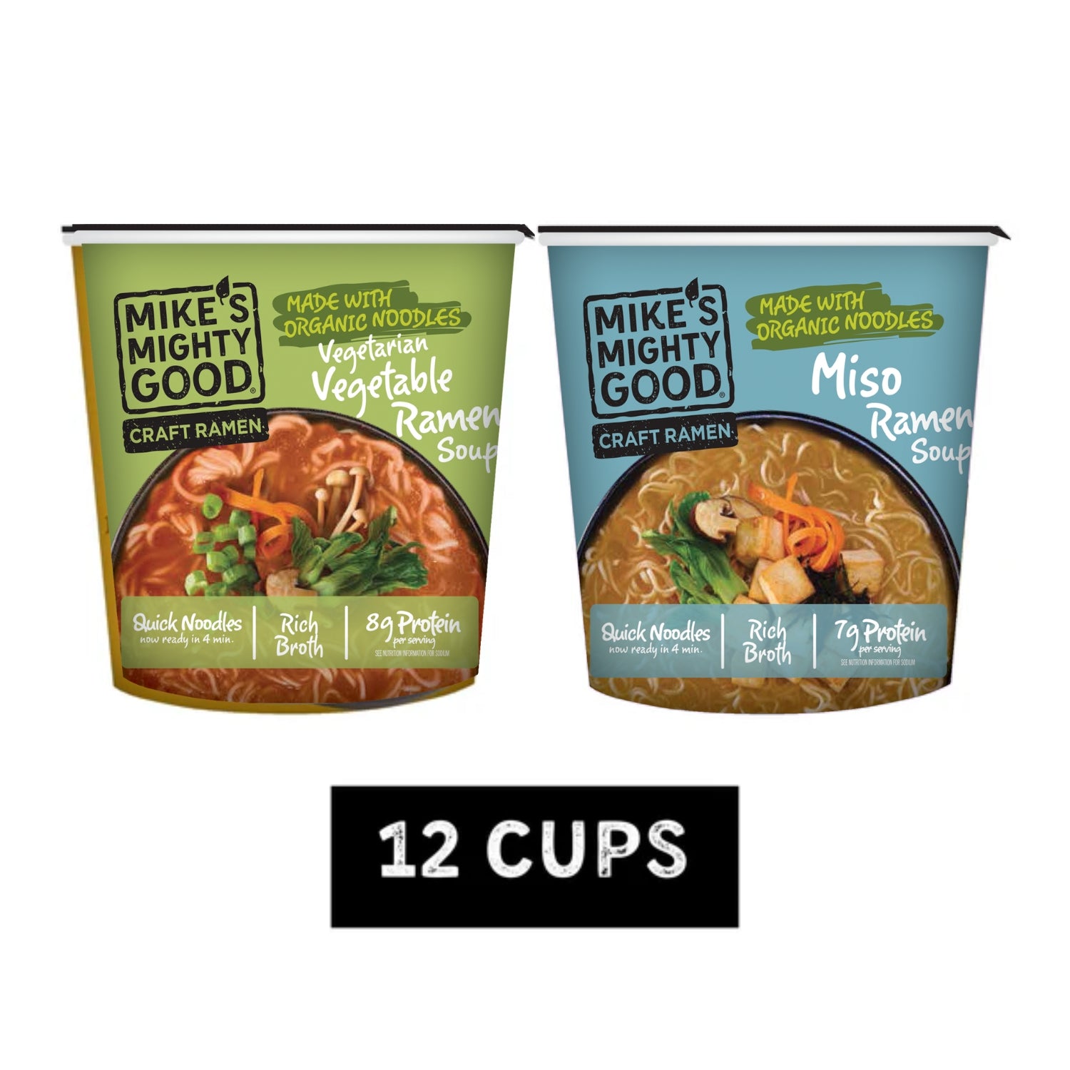 Vegetable Ramen + Vegetarian Miso Cup