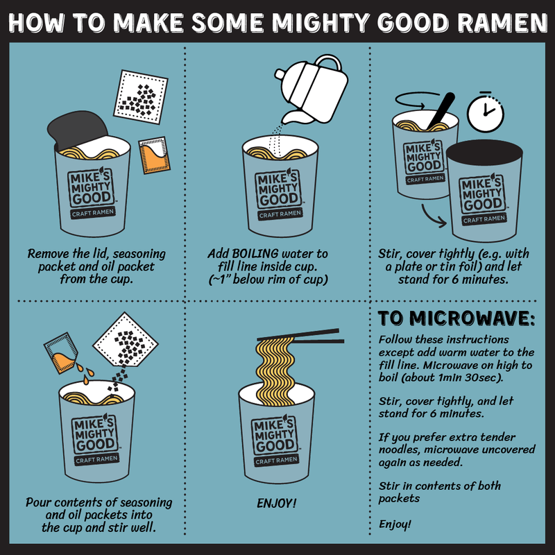 Vegetarian Miso Ramen Noodle Soup Cup -  how to prepare