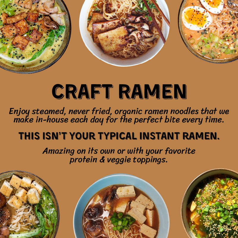 Vegetarian Soy Sauce Ramen Cup - ramen bowls