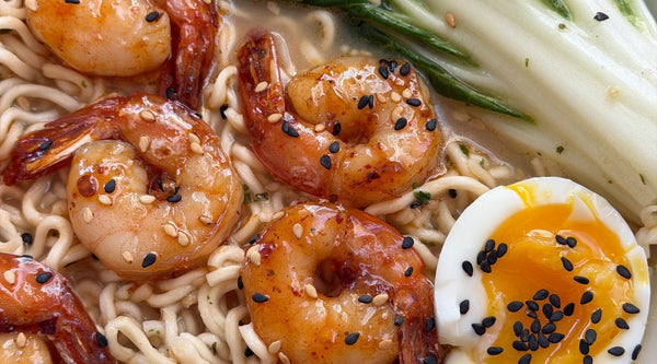 Spicy Hot Honey Shrimp Ramen