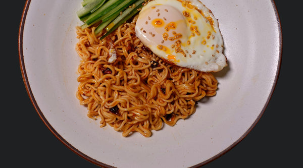 Honey Chili Ramen with Egg