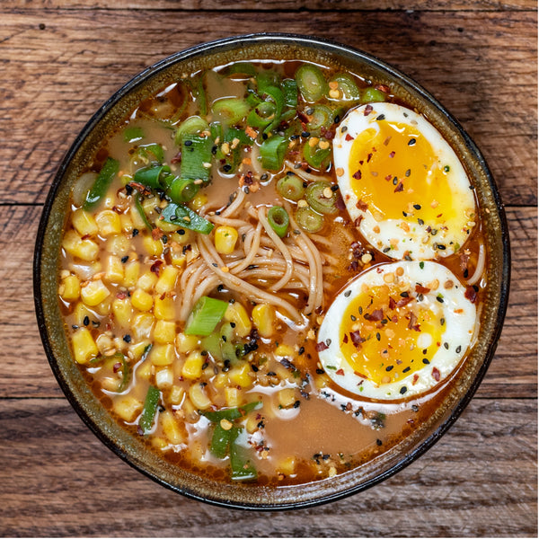 Creamy Sriracha Ramen - Spicy and Savory Noodles | Mike's Mighty Good
