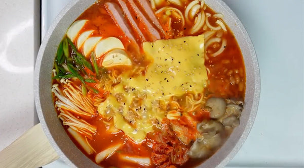 How to Make Ramen Budae Jigae (Korean Army Stew) 