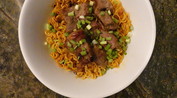 Savory Sirloin Steak Ramen" - Delicious Meal by Mike's Mighty Good