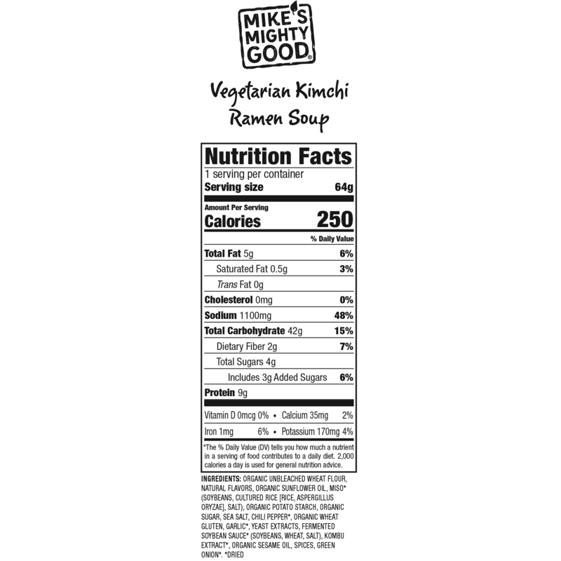 Vegetarian Kimchi + Miso Ramen Sampler