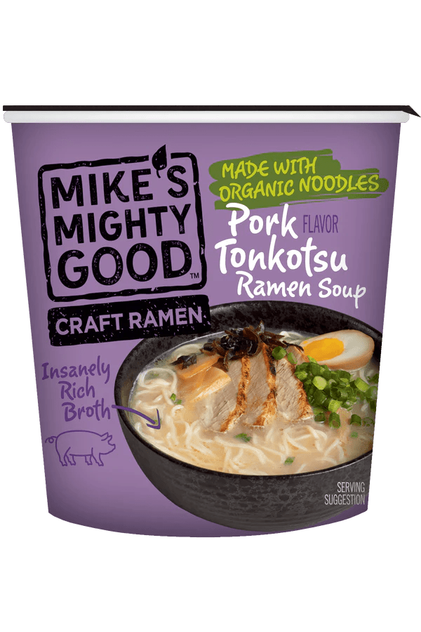 Craft Ramen Soups & Broths Mike's Mighty Good Cups Pork Tonkotsu 6 Pack ($3.33 per unit)