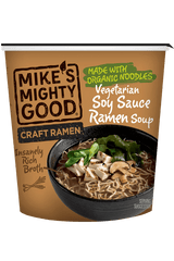 Craft Ramen Soups & Broths Mike's Mighty Good Cups Vegetarian Soy Sauce 6 Pack ($3.33 per unit)