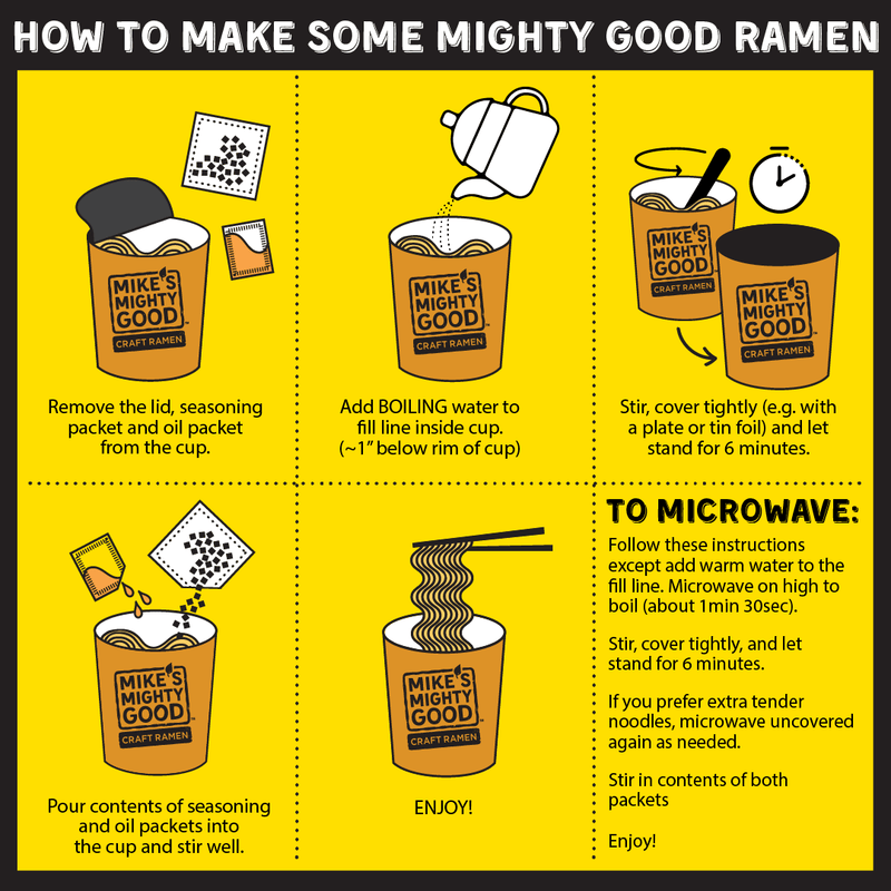 Chicken Ramen Noodle Soup Cup - how to prepare