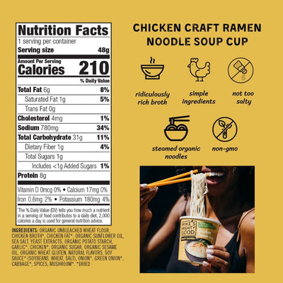 Chicken + Pork Ramen Cup Sampler Cup Mike's Mighty Good   