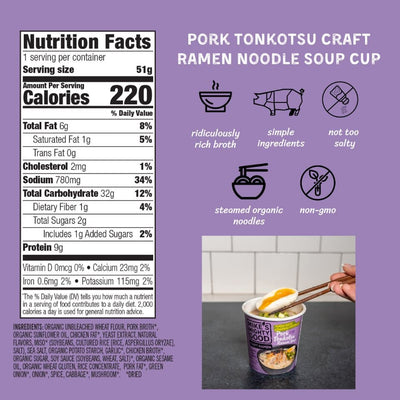 Chicken + Pork Ramen Cup Sampler Cup Mike's Mighty Good   