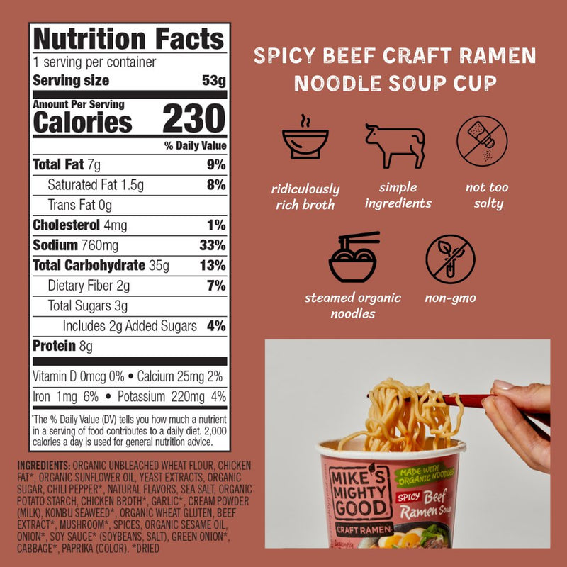 Top-selling Ramen Cup Sampler - Mike's Mighty Good