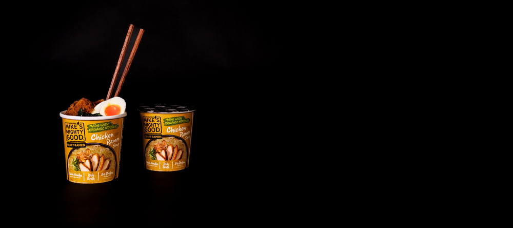 Mike's Mighty Good Organic Chicken Ramen Cup Desktop