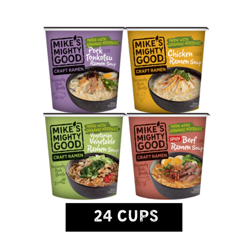 Sampler Pack of Mike's Mighty Good Best-Selling Ramen Cups