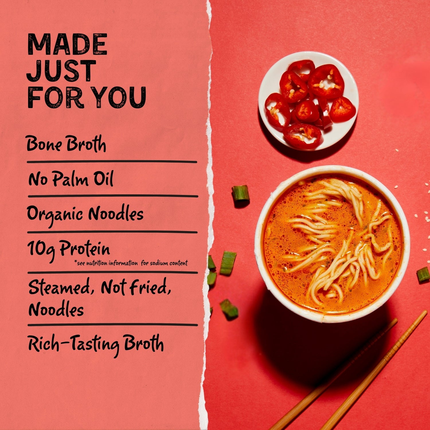 Spicy Beef Flavored Bone Broth Flavor Ramen Soup Cup – Mike's