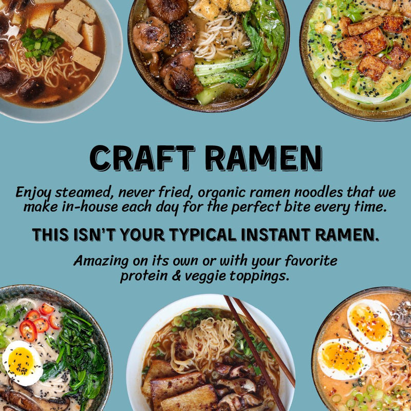 Vegetarian Miso Ramen Noodle Soup Cup -  ramen bowls