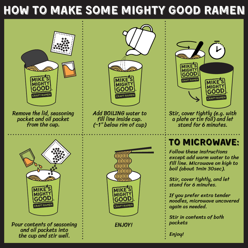 Vegetarian Vegetable Ramen Noodle Soup Cup - how to prepare