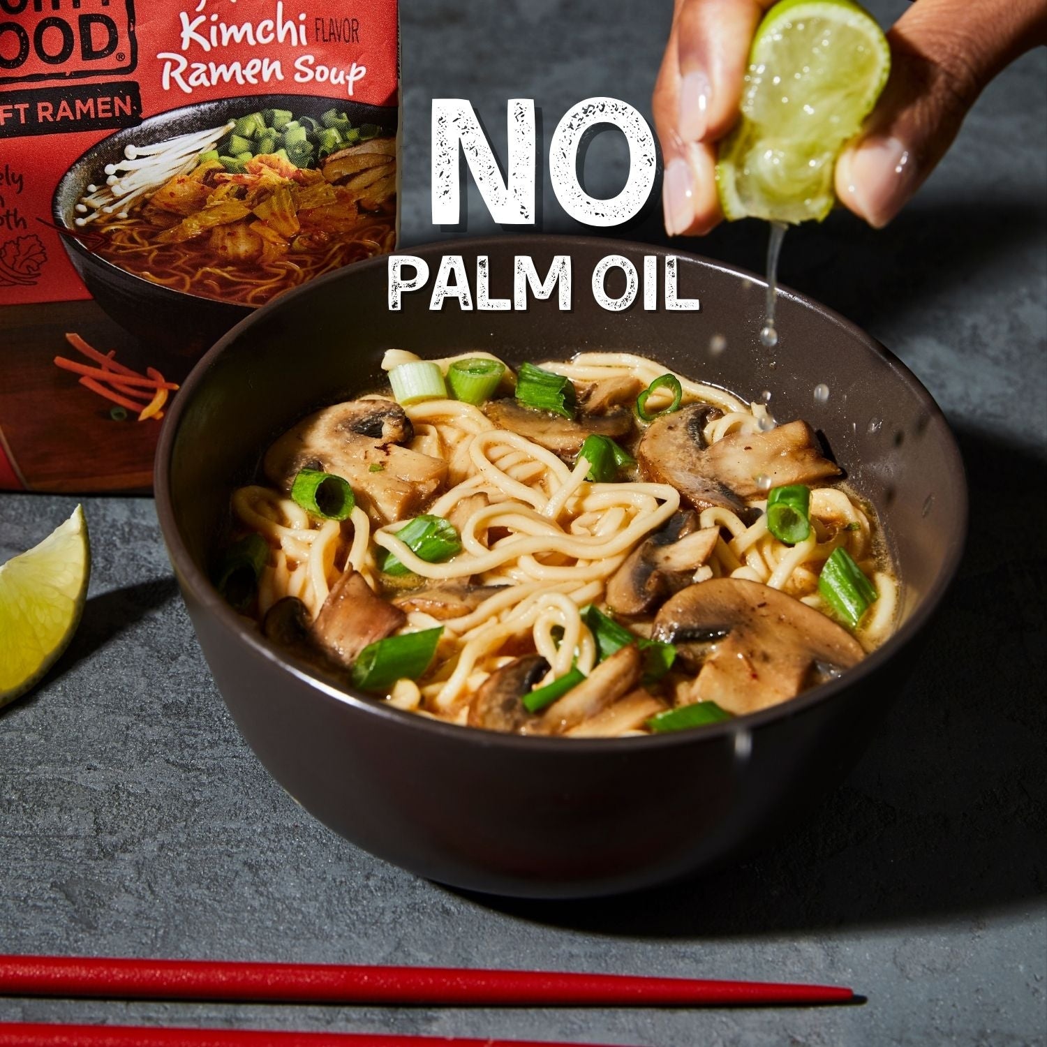 Vegetarian Kimchi Ramen Pillow Pack – Mike's Mighty Good