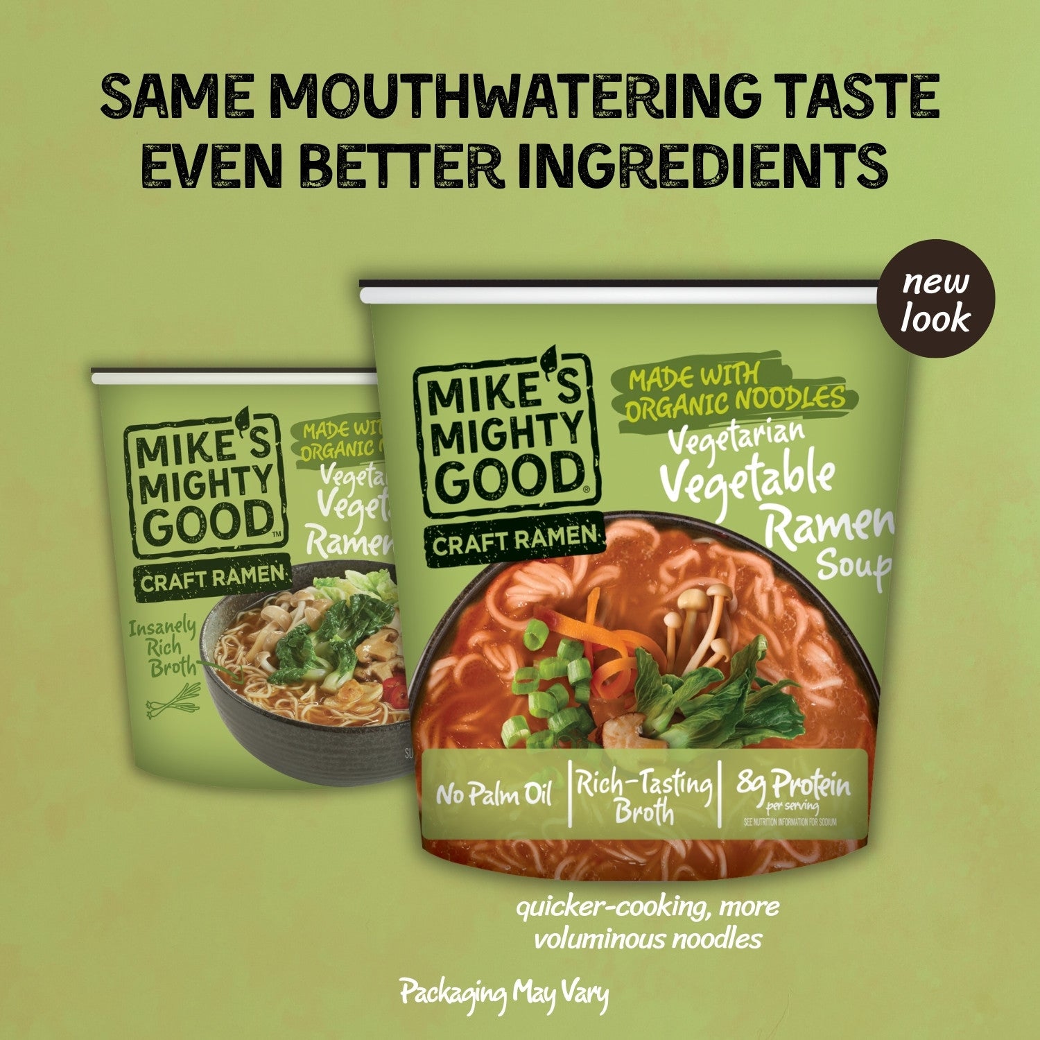 Vegetarian Vegetable Ramen Cup – Mike's Mighty Good